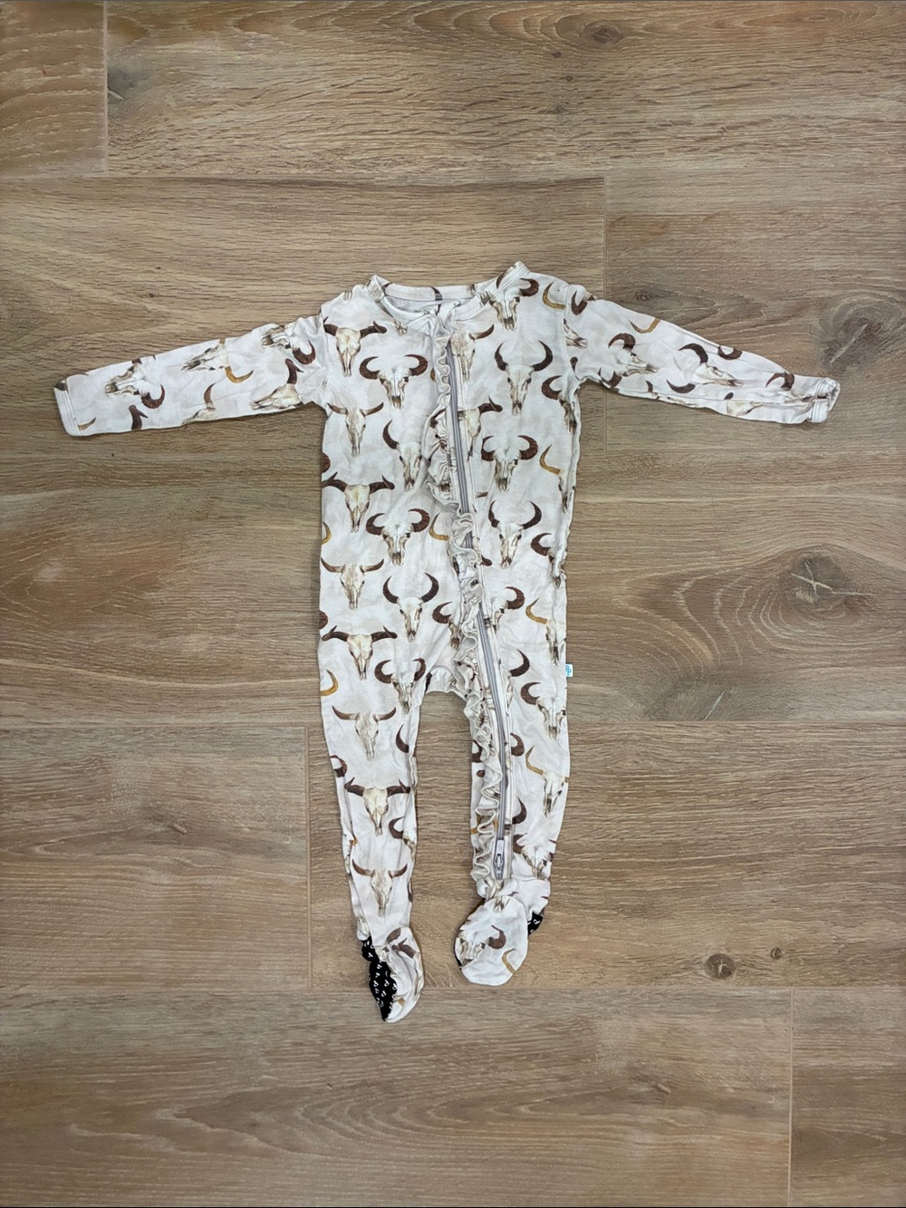 Posh Peanut Longhorn Footie 9-12M